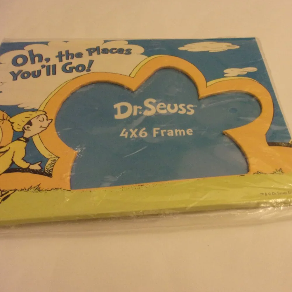 Dr. Seuss 4x6 Photo Frame Oh, the places You'll Go